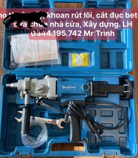 CHO THUÊ MÁY KHOAN RÚT LÕI BÊ TÔNG CẦM TAY TP HCM VÀ CÁC TỈNH