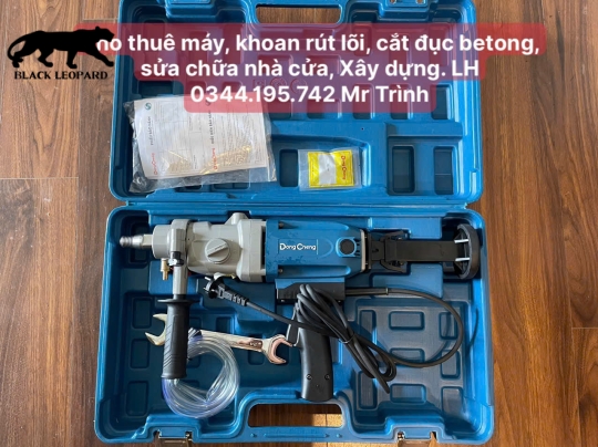 CHO THUÊ MÁY KHOAN RÚT LÕI BÊ TÔNG CẦM TAY TP HCM VÀ CÁC TỈNH